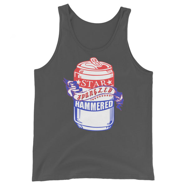 'Star Spangled Hammered' Beer Can Tank Top