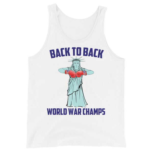 Statue Of Liberty 'Back to Back World War Champs' Tank Top