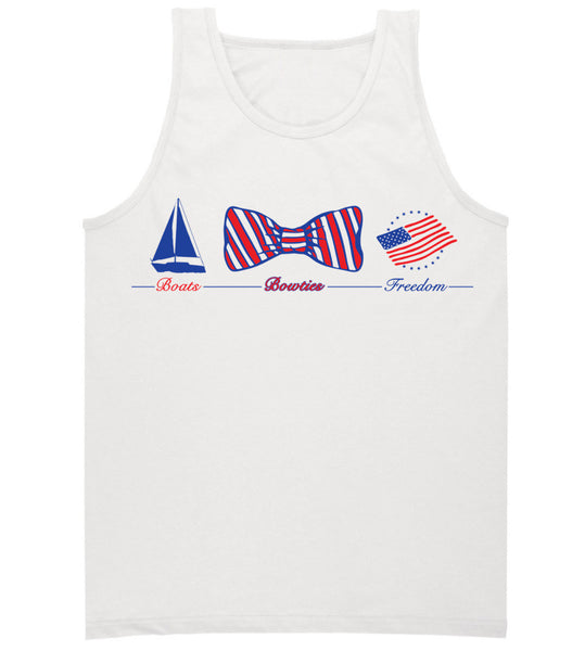 Boats, Bow Ties & Freedom' Tank Top- 3rd Edition