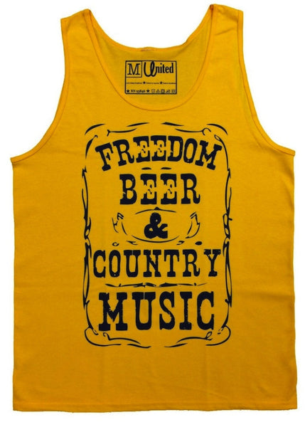 Country Music  & Beer Tank Top