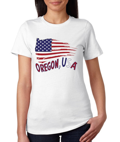 American Flag Oregon T-shirt