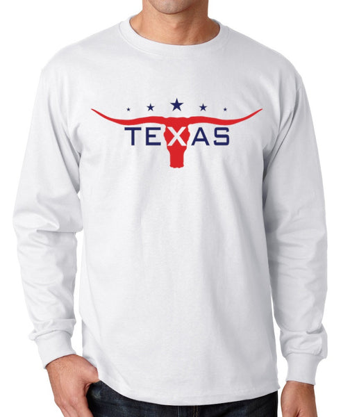 Texas Horns on a Shirt
