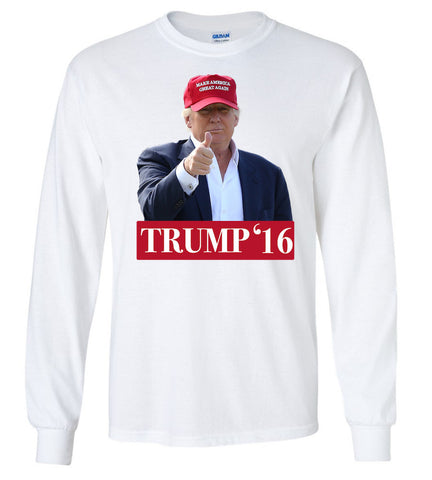 Long Sleeve Donald Trump Shirt