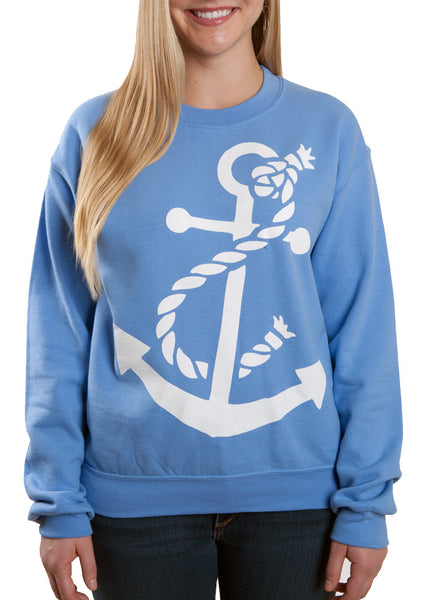 Carolina Blue Ladies Anchor Sweatshirt