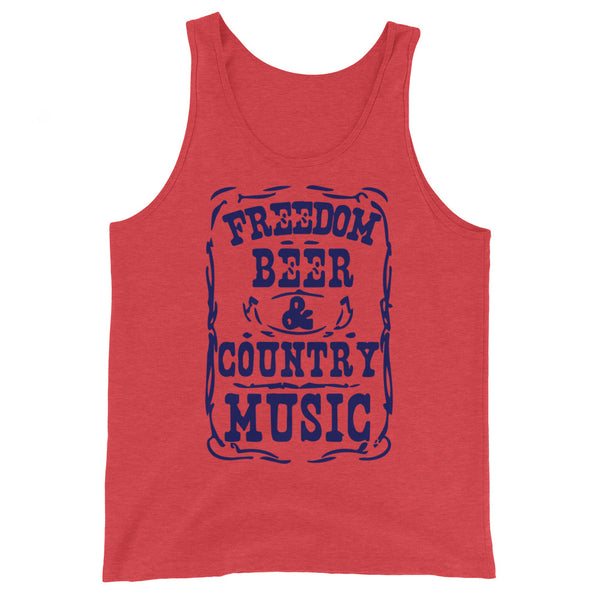 'Freedom, Beer & Country Music' Tank Top