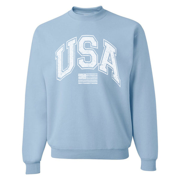 'White USA' Crewneck Sweatshirt