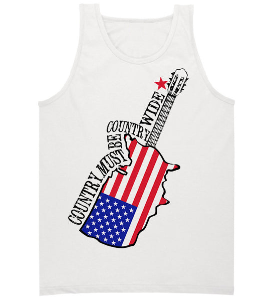 Country must be country wide tank top