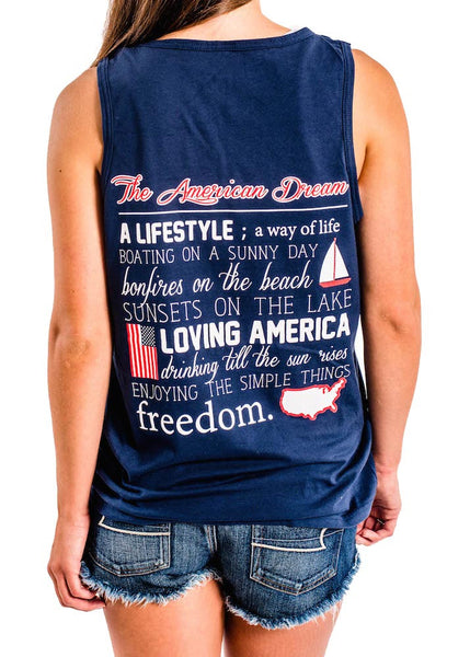 The American Dream is within all of us- Patriotic Tank Top
