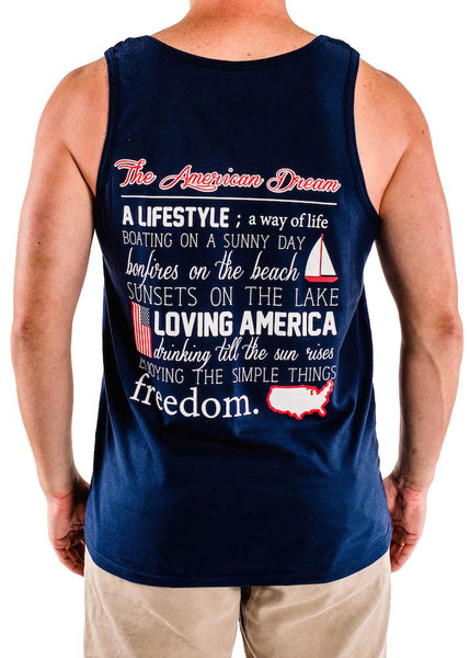 Live the American Dream United Tees Tank Top