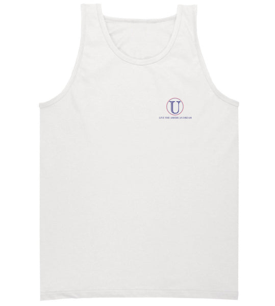 United Tees Logo White Tank Top