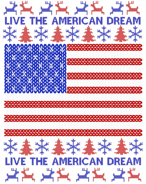Live the American Dream- Christmas, Holiday Season