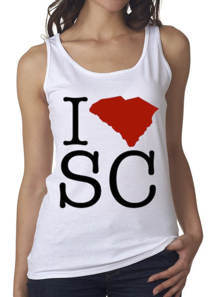 Womens I love South Carolina Shirt