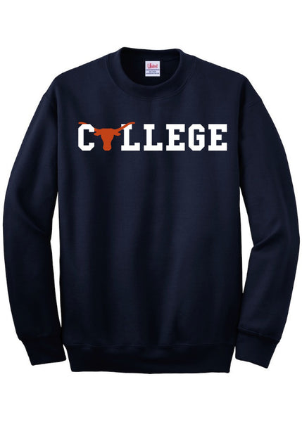 Longhorn Football College Texas Sweatshirt