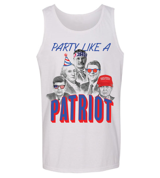 Donald Trump shirt/tank with other famous presidents