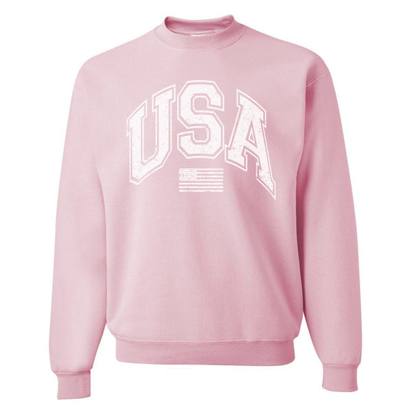'White USA' Crewneck Sweatshirt