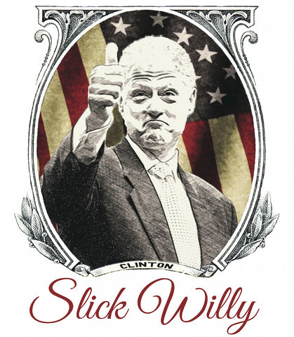 Slick Willy Thumbs Up American Flag Design