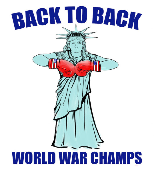 Back to Back World War Champs- United Tees
