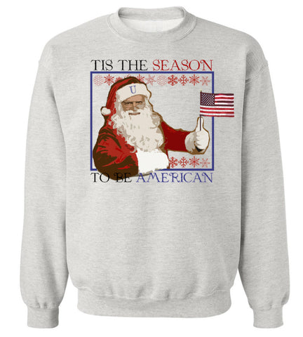 Ash Grey Santa Clause Sweatshirt