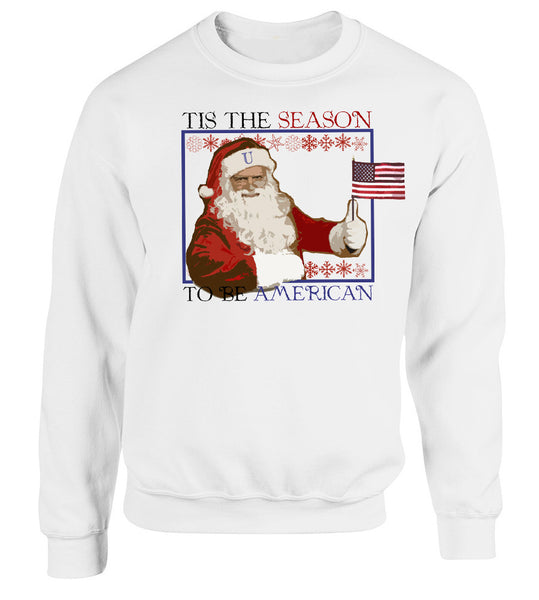 Santa Clause- Tis the Season- christmas sweatshirt