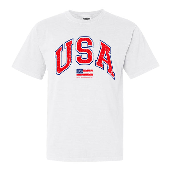 'Distressed USA' T-Shirt