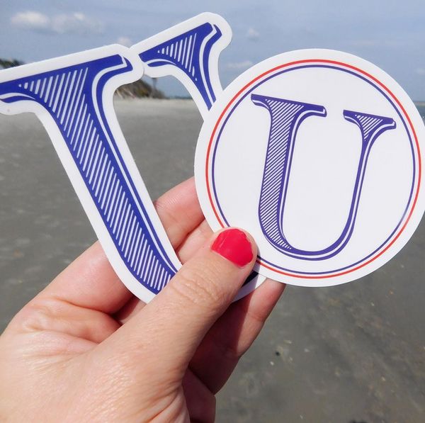 United 'U' Sticker
