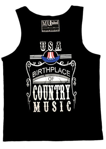USA 'Birth Place of Country Music' Tank Top