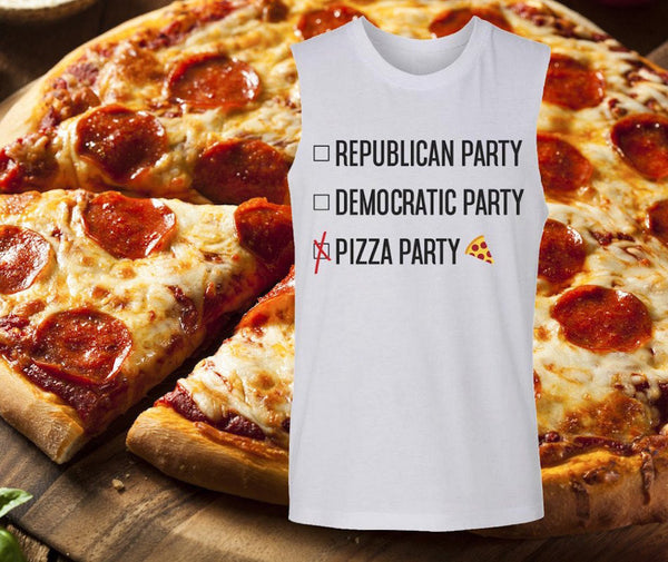 Pizza Political party shirt